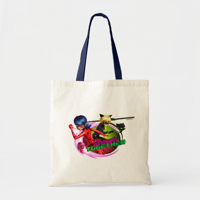 Bolso De Tela Bicho de liga y gatos | Más fuerte juntos (Frente)
