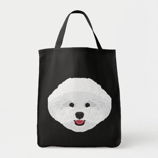 Bolso De Tela Bichon Frise (Frente)
