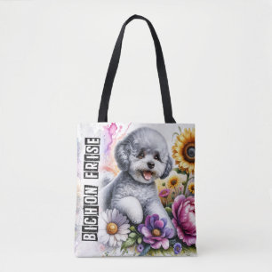 Bolso De Tela Bichon Frise