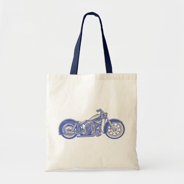 Bolso De Tela Bici 10-11 - azul (Frente)