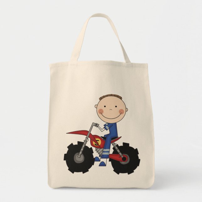 Bolso De Tela Bici de la suciedad - camisetas y regalos del (Frente)