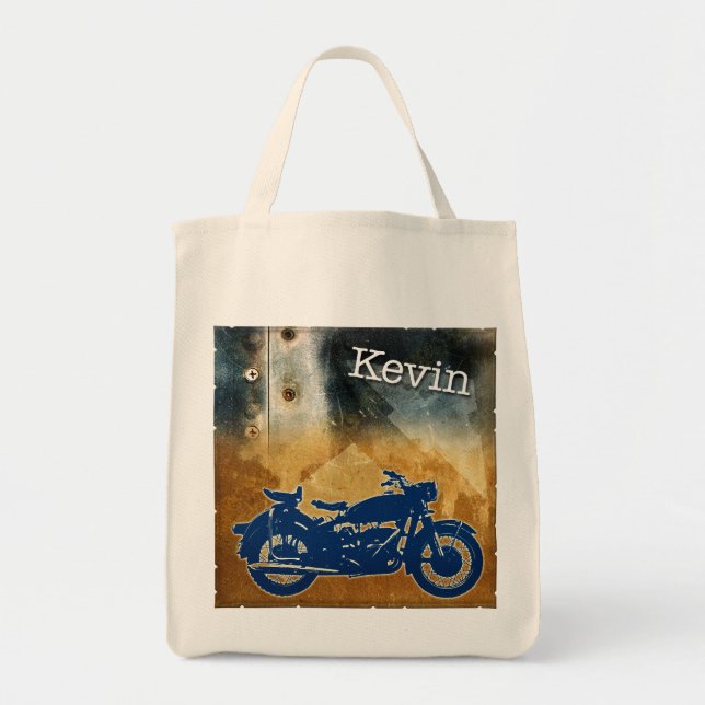 Bolso De Tela Bici en el metal (Frente)