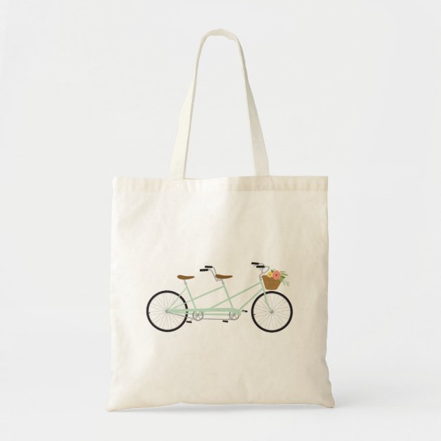 Bolso De Tela Bici en tándem (Frente)