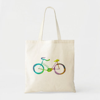 Bolso De Tela Bicicleta acuarela