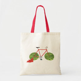 Bolso De Tela Bicicleta divertida con ruedas de sandía
