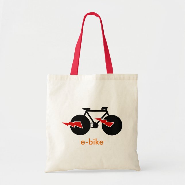 Bolso De Tela bicicleta electrónica eléctrica (Frente)