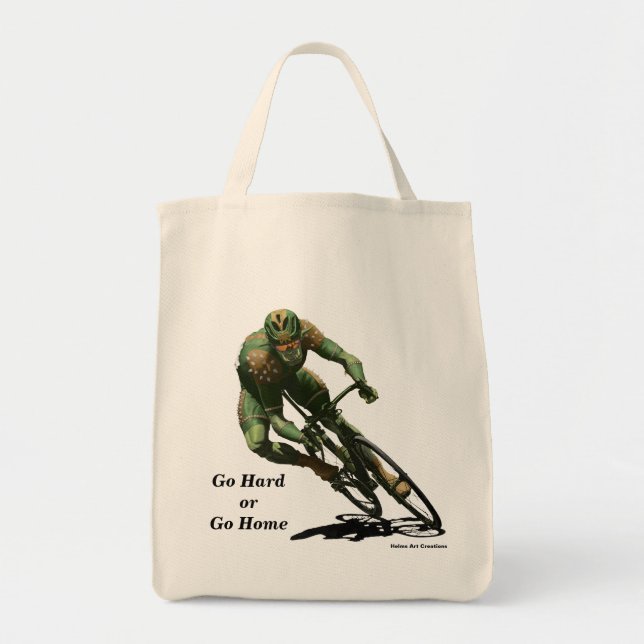 Bolso De Tela Bicicleta Orc Carreras Fantasy Art Tote Bag (Frente)