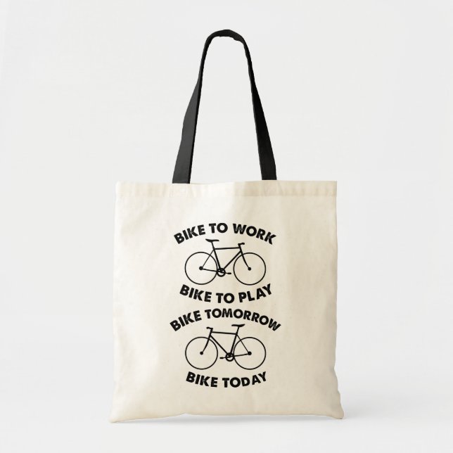 Bolso De Tela Bicicleta para siempre - Ciclismo Guay (Frente)