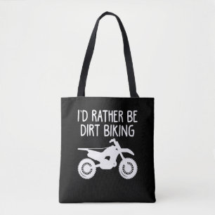 Bolso De Tela Bicicleta sucia - Prefiero ir en bicicleta motocro