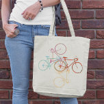Bolso De Tela bicicletas<br><div class="desc">Sencilla mochila de diseño de bicicletas.</div>