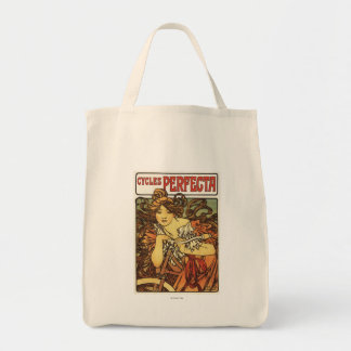 Bolso De Tela Bicicletas Perfecta con poste publicitario femenin