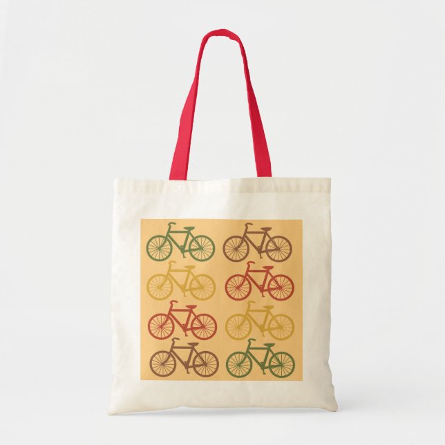 Bolso De Tela Bicicletas retras (Frente)