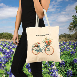 Bolso De Tela Bicycle Watercolor 