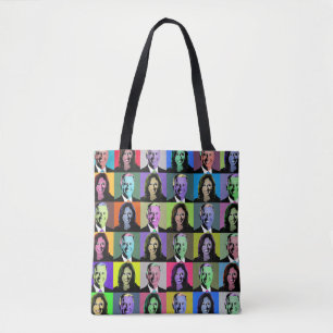 Bolso De Tela Biden Harris Pop Art (36 colores)