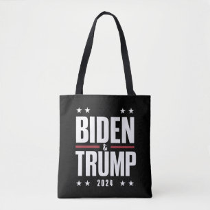 Bolso De Tela Biden Trump 2024 Divertida Elección Presidencial V