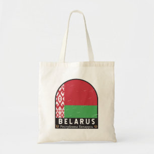 Bolso De Tela Bielorrusia Emblema de bandera con mal sabor