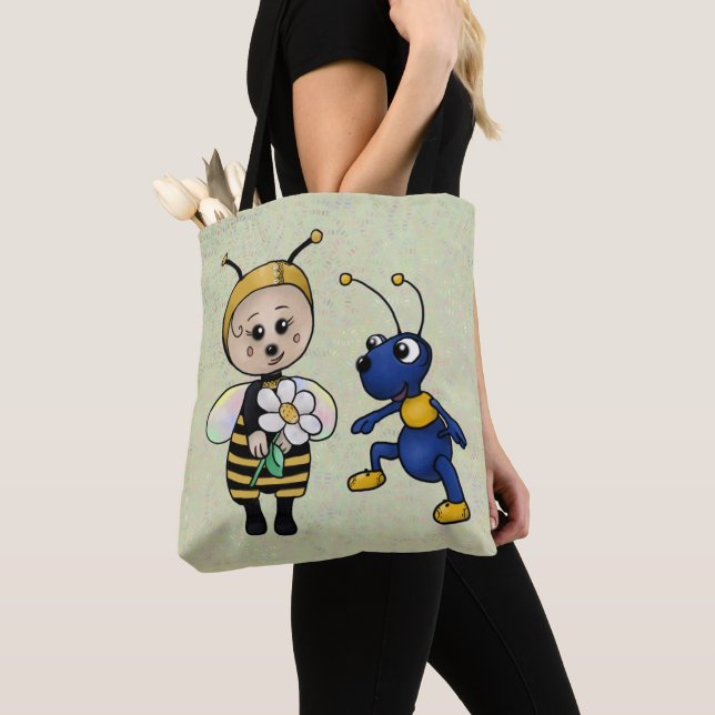Bolso De Tela Biene und Ameise (Detalle)