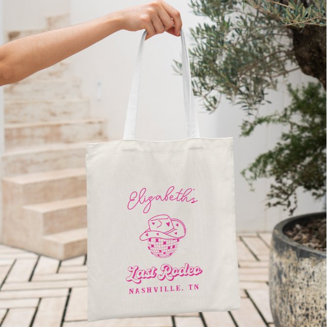 Bolso De Tela Bienvenida a Bachelorette de la última Rodeo (Subido por el creador)