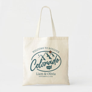 Bolso De Tela Bienvenida a Boda de Colorado