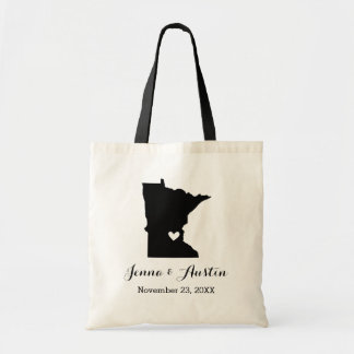 Bolso De Tela Bienvenida a Boda de Minnesota