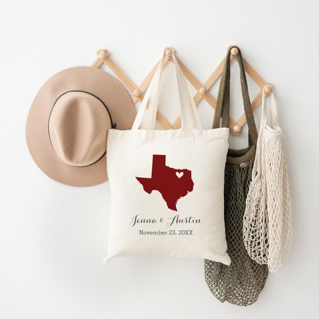 Bolso De Tela Bienvenida a Boda de Texas (Subido por el creador)
