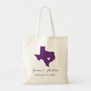 Bolso De Tela Bienvenida a Boda de Texas
