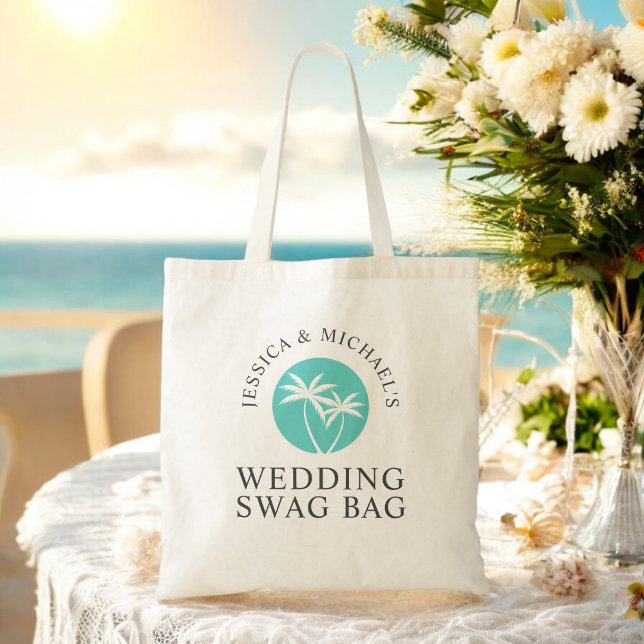 Bolso De Tela Bienvenida a invitado Boda Swag Bag (Subido por el creador)