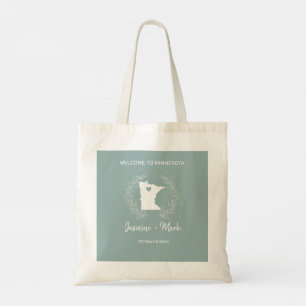 Bolso De Tela Bienvenida a la boda de destino de Minnesota