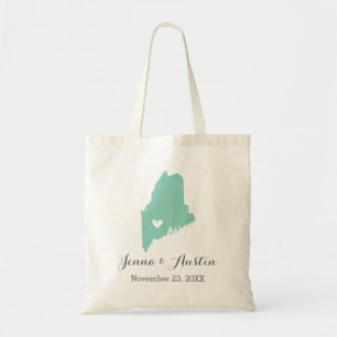 Bolso De Tela Bienvenida a Maine Boda
