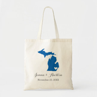 Bolso De Tela Bienvenida a Michigan Boda