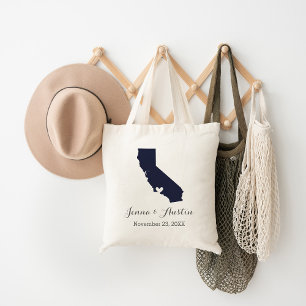 Bolso De Tela Bienvenida Boda de California