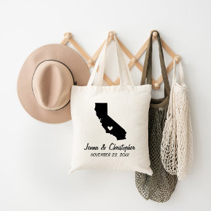 Bolso De Tela Bienvenida Boda de California