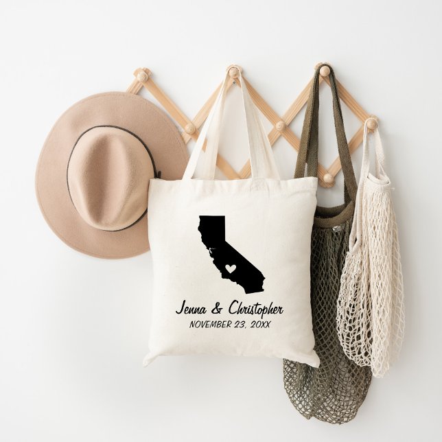 Bolso De Tela Bienvenida Boda de California (Subido por el creador)