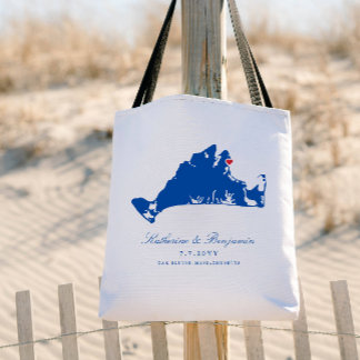 Bolso De Tela Bienvenida Boda de la Marina de Guerra Bluffs en u