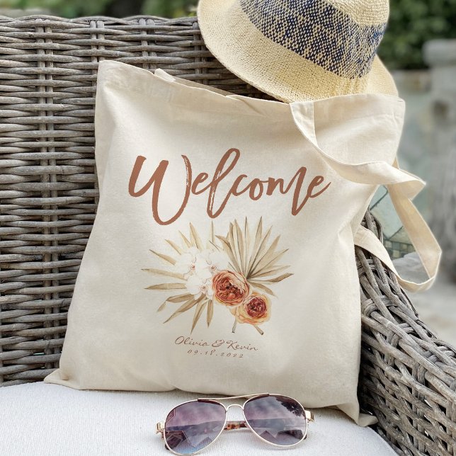 Bolso De Tela Bienvenida Boho Floral (Subido por el creador)