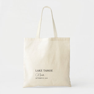 Bolso De Tela Bienvenida de boda personalizada