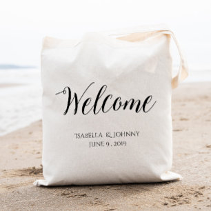 Bolso De Tela Bienvenida regalo de bienvenida boda