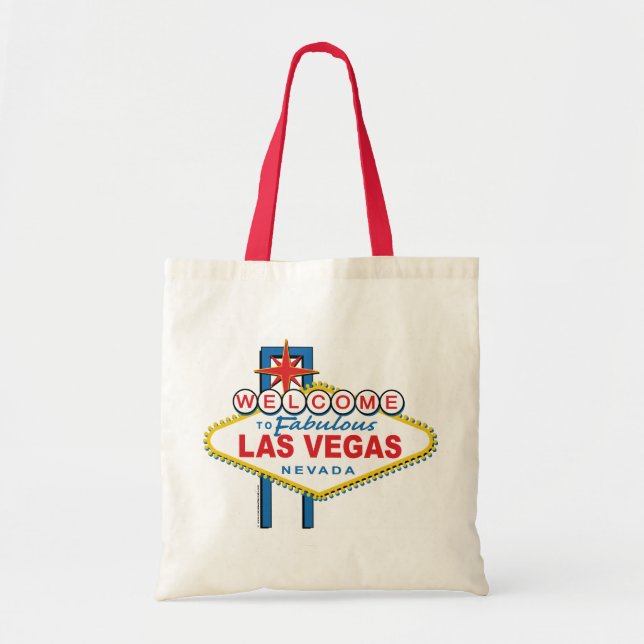 Bolso De Tela Bienvenido a Las Vegas (Frente)