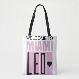 Bolso De Tela Bienvenido a Miami Leo 10 - GOAT