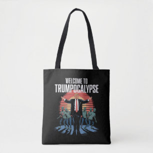 Bolso De Tela Bienvenido a Trump-ocalypse Divertido Trump Hallow