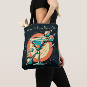 Bolso De Tela Bienvenido al Atomic Martini Club Space Age