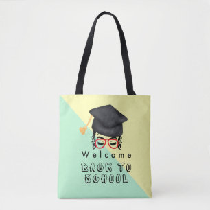 Bolso De Tela Bienvenido De Nuevo A La Escuela