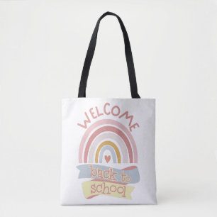 Bolso De Tela Bienvenido de vuelta a la escuela