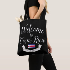 Bolso De Tela Bienvenidos a Costa Rica | Boda personalizada de d