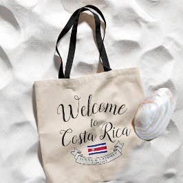 Bolso De Tela Bienvenidos a Costa Rica | Personalizado de bodas 