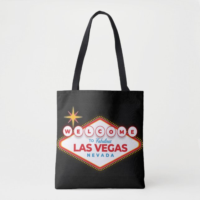 Bolso De Tela Bienvenidos a Las Vegas (Anverso)