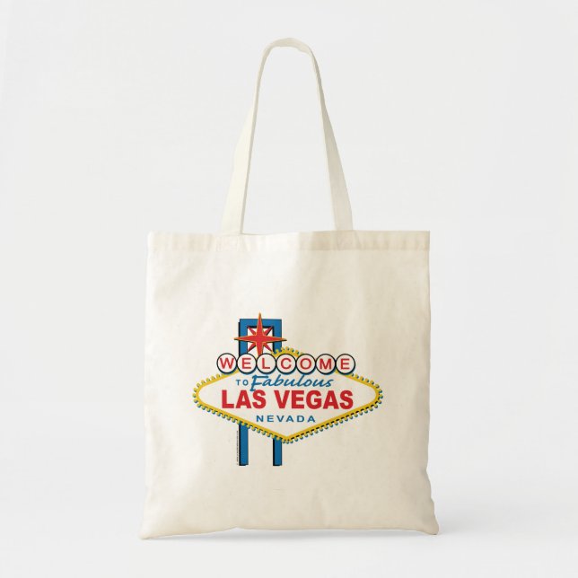 Bolso De Tela Bienvenidos a Las Vegas (Frente)