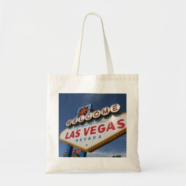 Bolso De Tela Bienvenidos A Las Vegas (Frente)