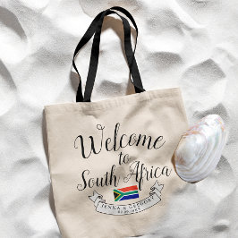 Bolso De Tela Bienvenidos a Sudáfrica | Boda de destino