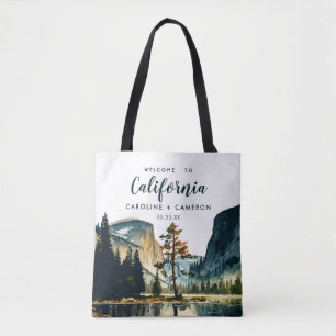 Bolso De Tela Bienvenidos a un Boda de California